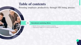 Boosting Employee Productivity Through HR Hiring Process Complete Deck Compatible Ideas