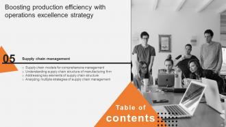 Boosting Production Efficiency With Operations Excellence Strategy Complete Deck Strategy CD V Impressive Customizable