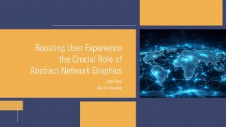 Boosting User Experience The Crucial Role Of Abstract Network Graphics PPT Demonstration ACP