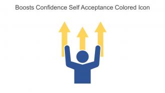 Boosts Confidence Self Acceptance Colored Icon In Powerpoint Pptx Png And Editable Eps Format