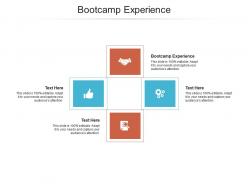 Bootcamp experience ppt powerpoint presentation summary good cpb