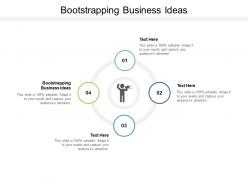 Bootstrapping business ideas ppt powerpoint presentation slides images cpb