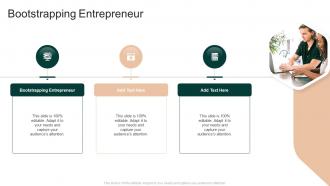 Bootstrapping Entrepreneur In Powerpoint And Google Slides Cpb
