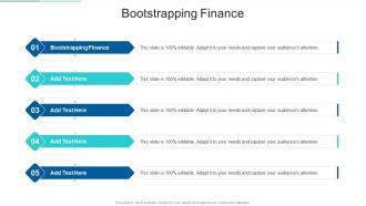 Bootstrapping Finance In Powerpoint And Google Slides Cpb
