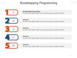 Bootstrapping programming ppt powerpoint presentation professional cpb