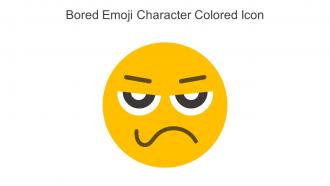 Bored Emoji Character Colored Icon In Powerpoint Pptx Png And Editable Eps Format