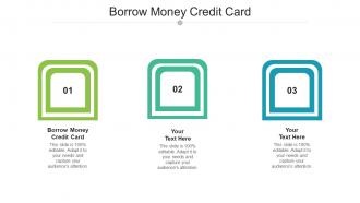 Borrow Money Credit Card Ppt Powerpoint Presentation Outline Rules Cpb