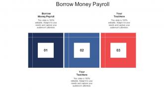 Borrow money payroll ppt powerpoint presentation outline maker cpb