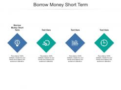 Borrow money short term ppt powerpoint presentation layouts topics cpb