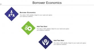 Borrower Economics Ppt Powerpoint Presentation Infographic Template Design Cpb