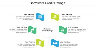 Borrowers credit ratings ppt powerpoint presentation ideas demonstration cpb