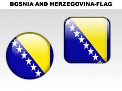 Bosnia and herzegovina country powerpoint flags