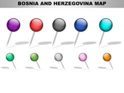 Bosnia and herzegovina country powerpoint maps