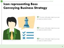 Boss Business Strategy Accomplishment Decision Illustrating Employees