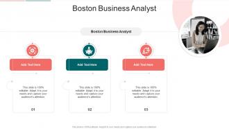 Boston Business Analyst In Powerpoint And Google Slides Cpb