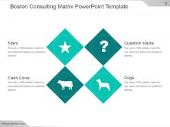 Boston consulting matrix powerpoint template
