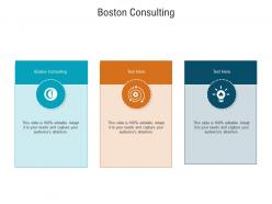Boston consulting ppt powerpoint presentation styles infographics cpb