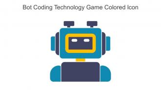 Bot Coding Technology Game Colored Icon In Powerpoint Pptx Png And Editable Eps Format
