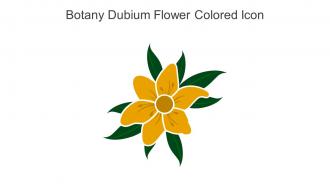 Botany Dubium Flower Colored Icon In Powerpoint Pptx Png And Editable Eps Format