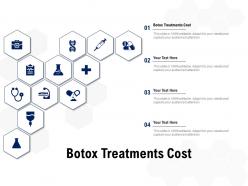 Botox treatments cost ppt powerpoint presentation pictures template