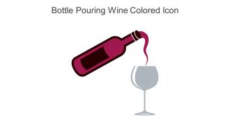 Bottle Pouring Wine Colored Icon In Powerpoint Pptx Png And Editable Eps Format