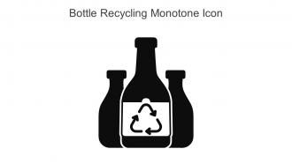 Bottle Recycling Monotone Icon In Powerpoint Pptx Png And Editable Eps Format