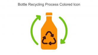Bottle Recycling Process Colored Icon In Powerpoint Pptx Png And Editable Eps Format