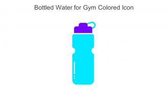 Bottled Water For Gym Colored Icon In Powerpoint Pptx Png And Editable Eps Format