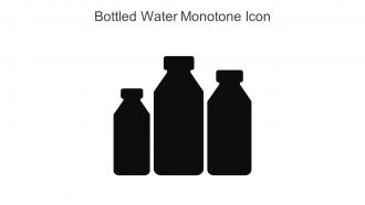 Bottled Water Monotone Icon In Powerpoint Pptx Png And Editable Eps Format