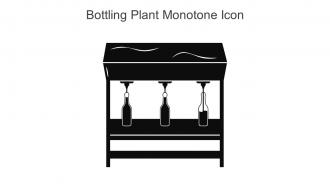 Bottling Plant Monotone Icon In Powerpoint Pptx Png And Editable Eps Format