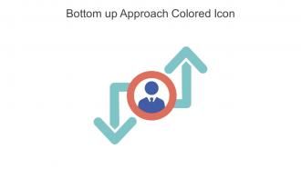 Bottom Up Approach Colored Icon Icon In Powerpoint Pptx Png And Editable Eps Format