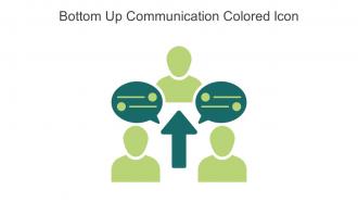 Bottom Up Communication Colored Icon In Powerpoint Pptx Png And Editable Eps Format