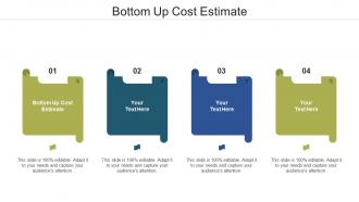 Bottom up cost estimate ppt powerpoint presentation icon example topics cpb