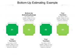 Bottom up estimating example ppt powerpoint presentation styles background designs cpb