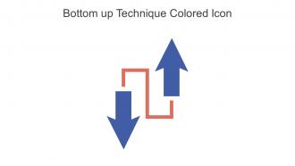 Bottom Up Technique Colored Icon Icon In Powerpoint Pptx Png And Editable Eps Format