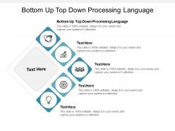 Bottom up top down processing language ppt powerpoint presentation file master slide cpb
