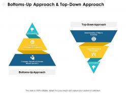 Bottoms up approach and top down approach addressability ppt powerpoint presentation slides