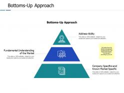 Bottoms up approach ppt powerpoint presentation file icon