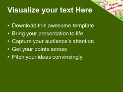 Bouquet of tulips on mothers day powerpoint templates ppt themes and graphics 0513