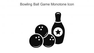 Bowling Ball Game Monotone Icon In Powerpoint Pptx Png And Editable Eps Format