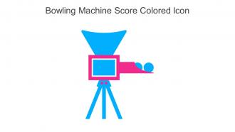 Bowling Machine Score Colored Icon In Powerpoint Pptx Png And Editable Eps Format