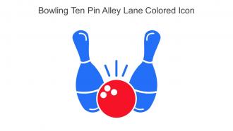 Bowling Ten Pin Alley Lane Colored Icon In Powerpoint Pptx Png And Editable Eps Format