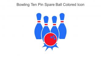 Bowling Ten Pin Spare Ball Colored Icon In Powerpoint Pptx Png And Editable Eps Format