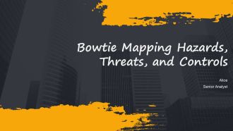 Bowtie Mapping Hazards Threats And Controls PPT Slides AT