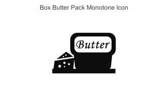 Box Butter Pack Monotone Icon In Powerpoint Pptx Png And Editable Eps Format