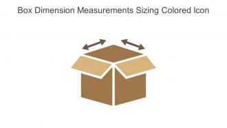 Box Dimension Measurements Sizing Colored Icon In Powerpoint Pptx Png And Editable Eps Format