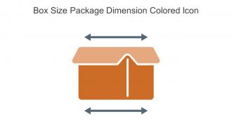 Box Size Package Dimension Colored Icon In Powerpoint Pptx Png And Editable Eps Format