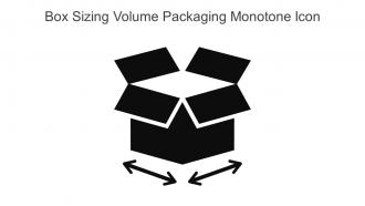 Box Sizing Volume Packaging Monotone Icon In Powerpoint Pptx Png And Editable Eps Format
