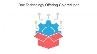 Box Technology Offering Colored Icon In Powerpoint Pptx Png And Editable Eps Format