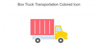 Box Truck Transportation Colored Icon In Powerpoint Pptx Png And Editable Eps Format